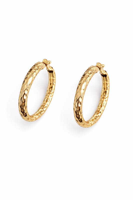 Thin Textured Hoop