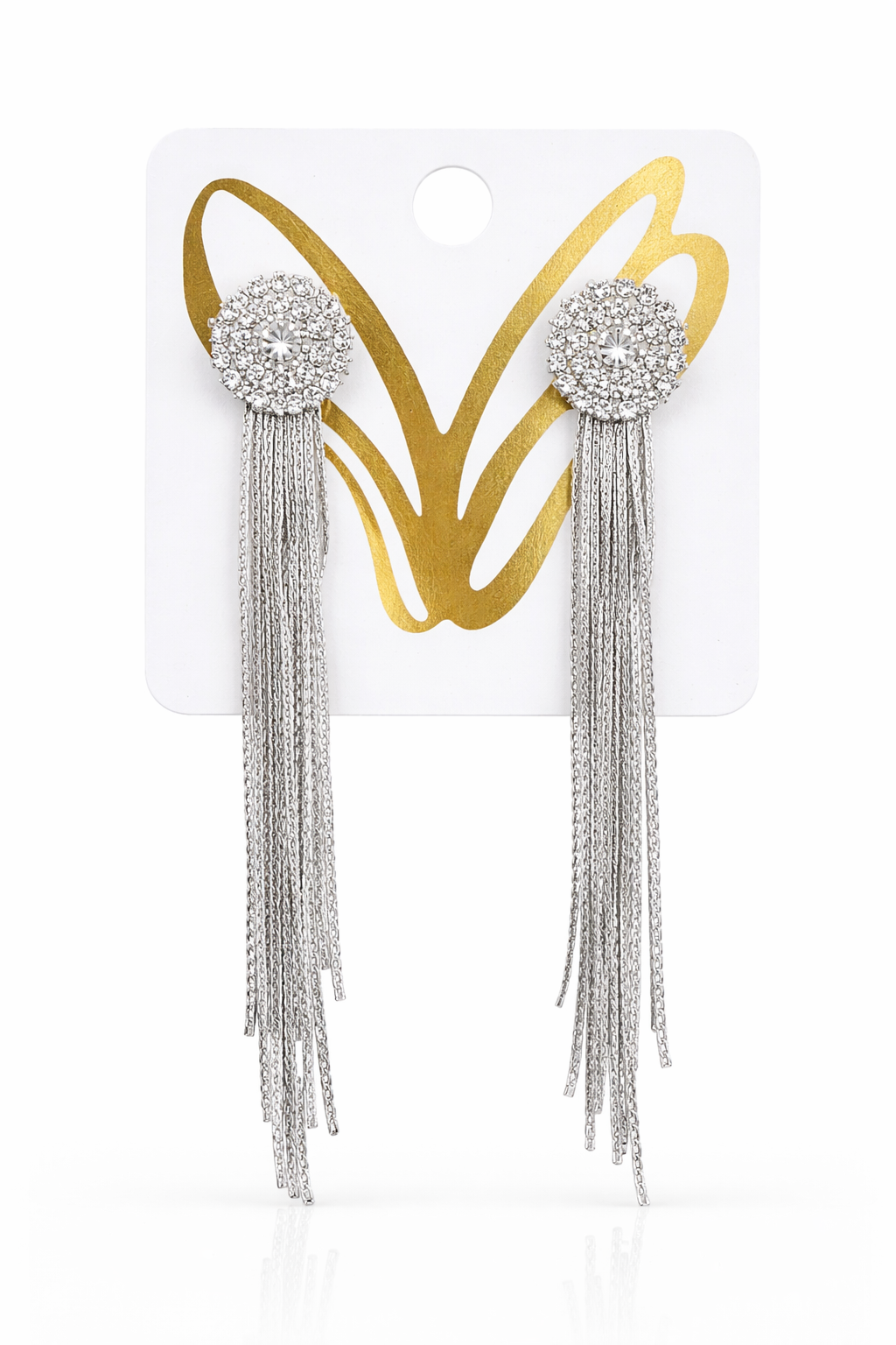 Diamond Tassel Earrings