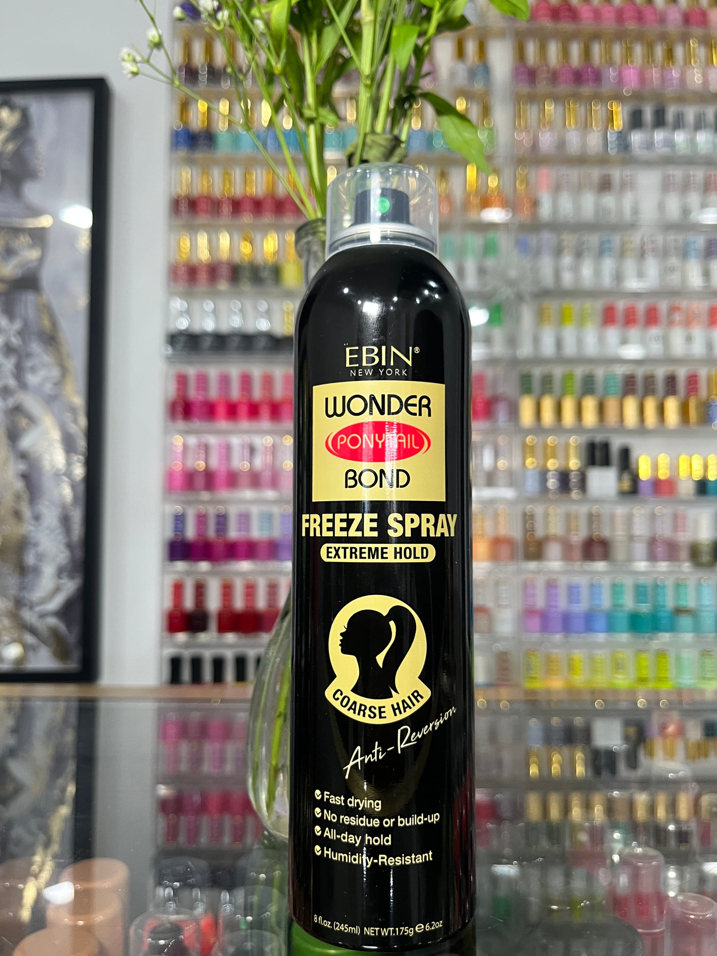 EBIN WONDER PONYTAIL BOND Freeze Spray