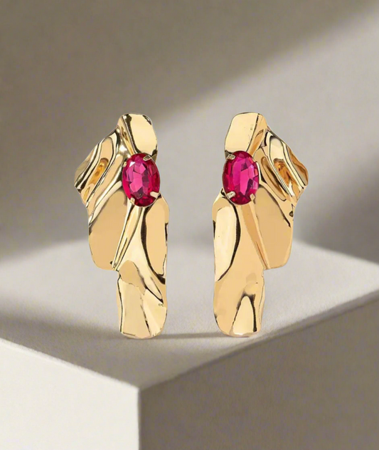 Multi-Colored Flower Earrings