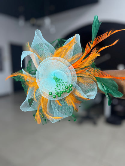 Multi-Colored Lace Fascinators