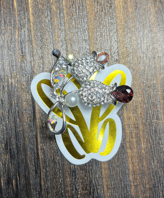 Rose Minimalist Brooch