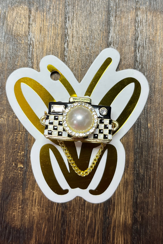 Camera Brooch