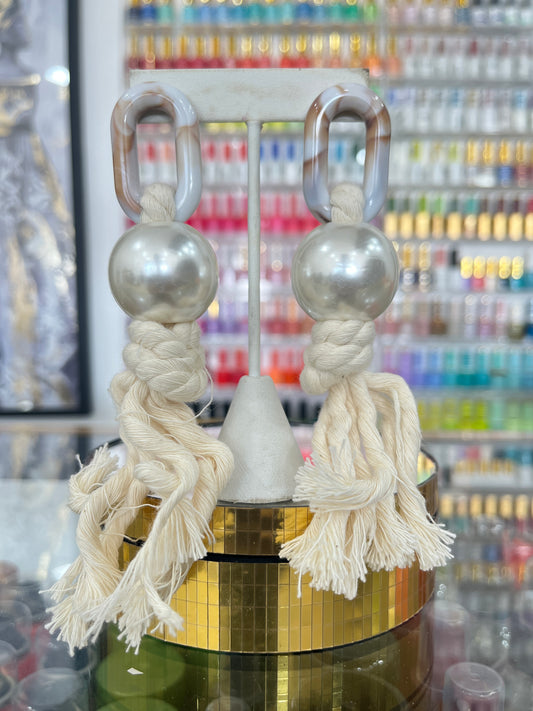 Pearl Rope Bohemian Earrings