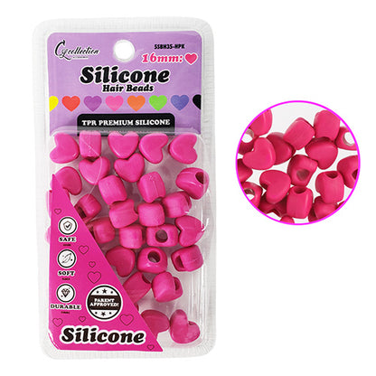 Silicone Heart Beads