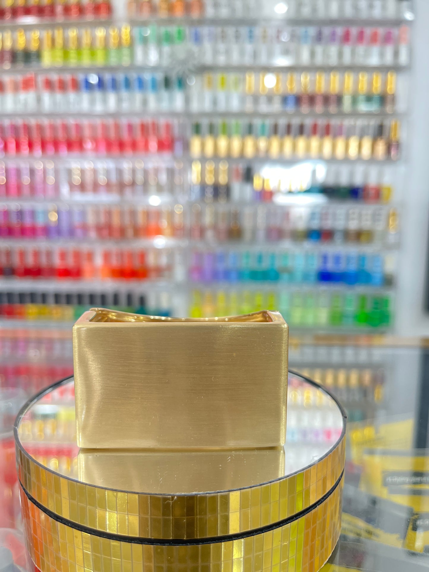 Gold Rectangular Bangles