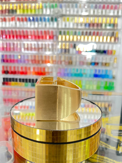 Gold Rectangular Bangles