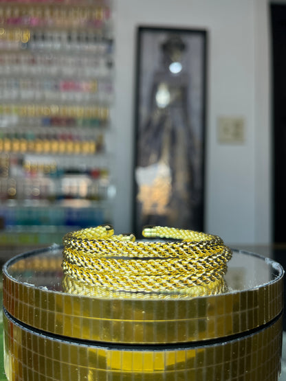 Gold Filled Twist Bangles