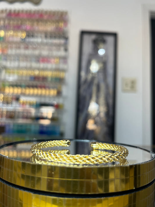 Gold Filled Twist Bangles