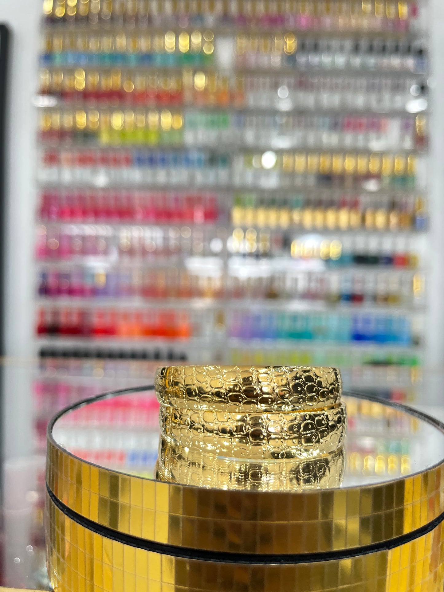 Gold Filled Detailed Kids Bangle