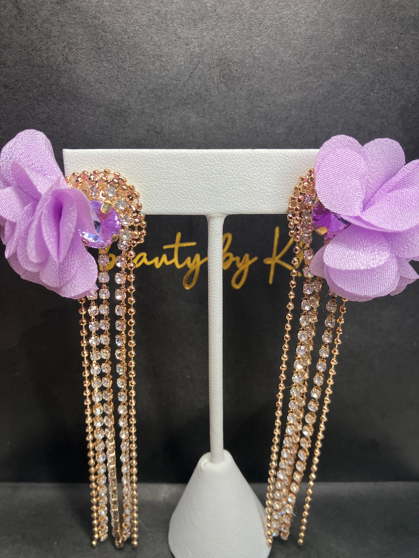 Hanging Flower Earrings