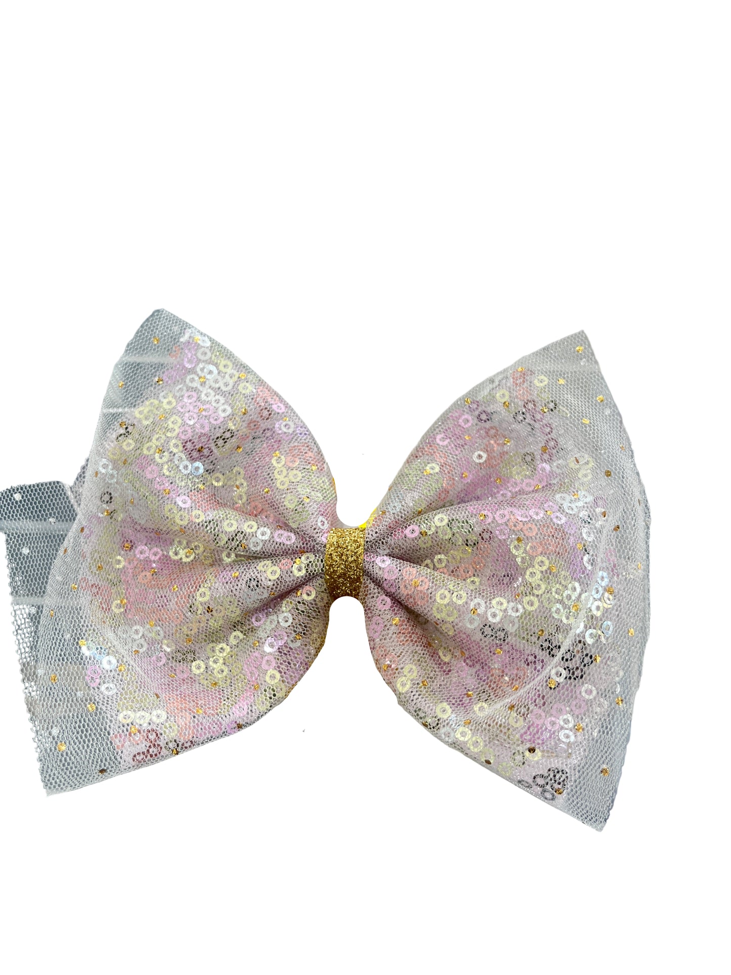 Iridescent Tulle Bow