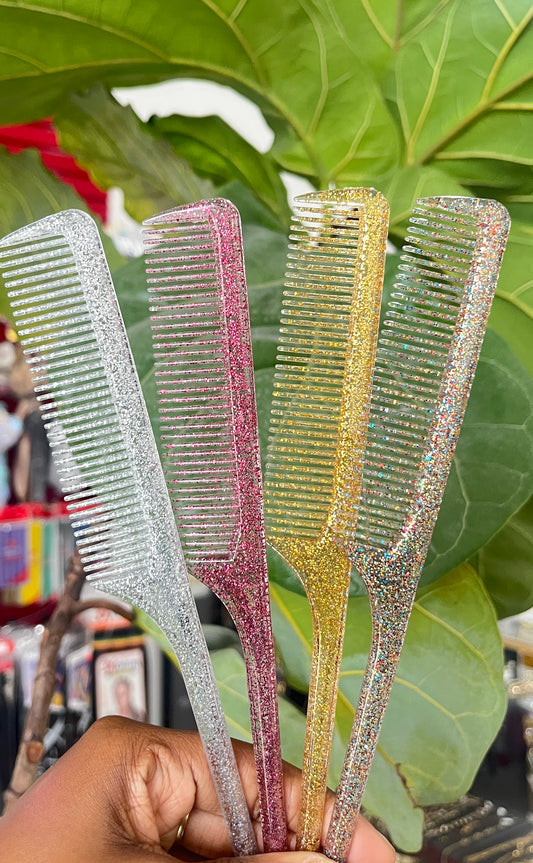 Glitter Tail Combs