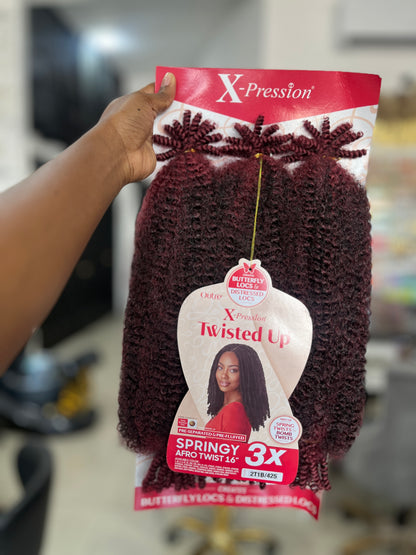 TWISTED UP - 3X SPRINGY AFRO TWIST