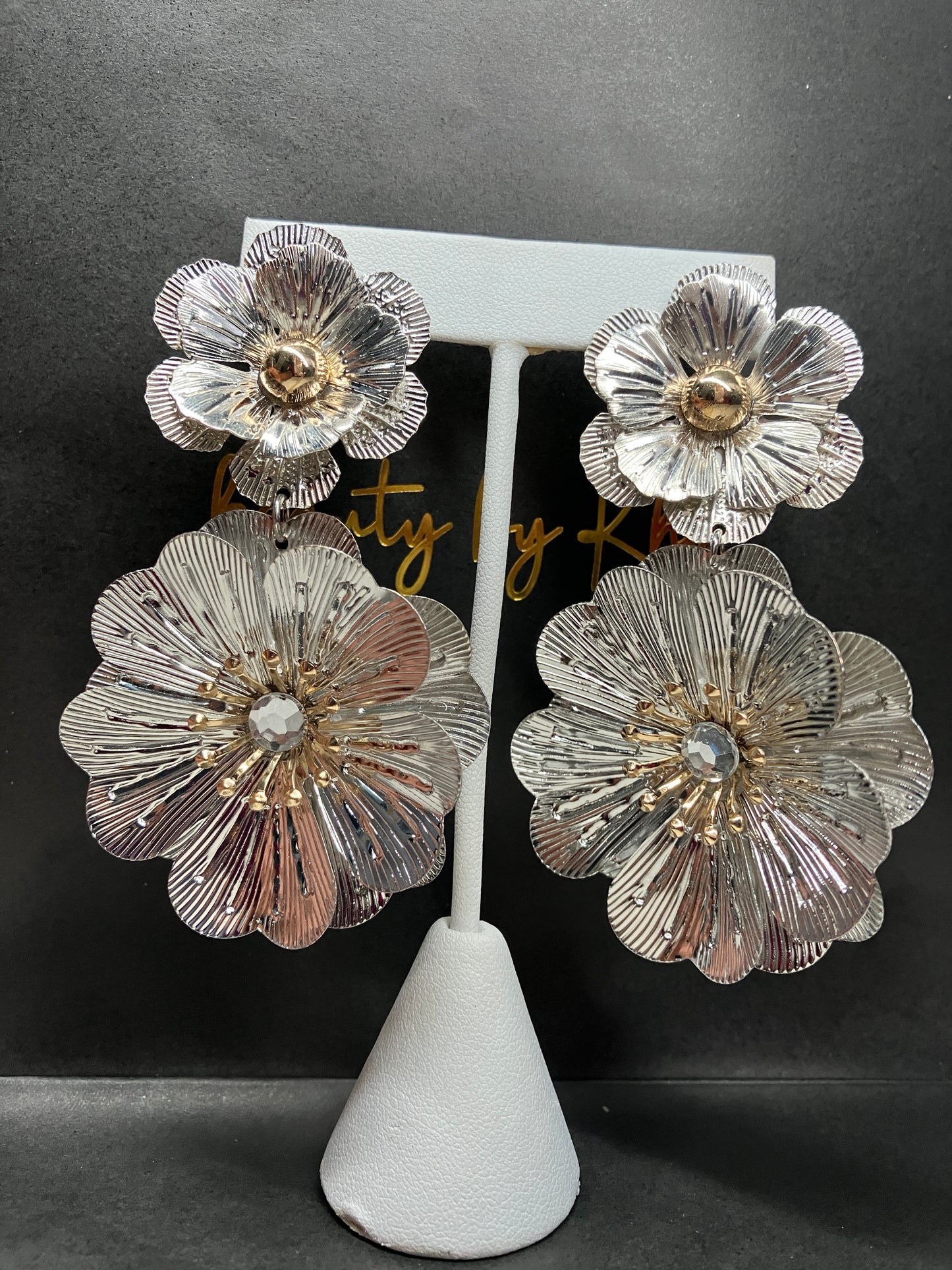 Double Flower Earrings