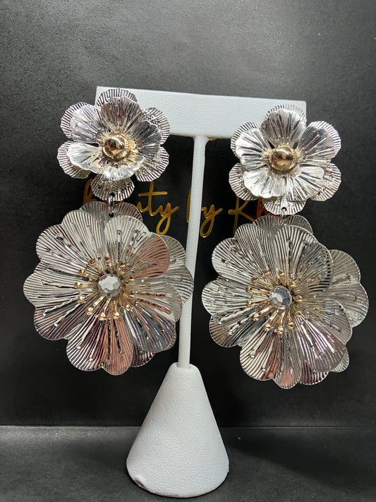 Double Flower Earrings