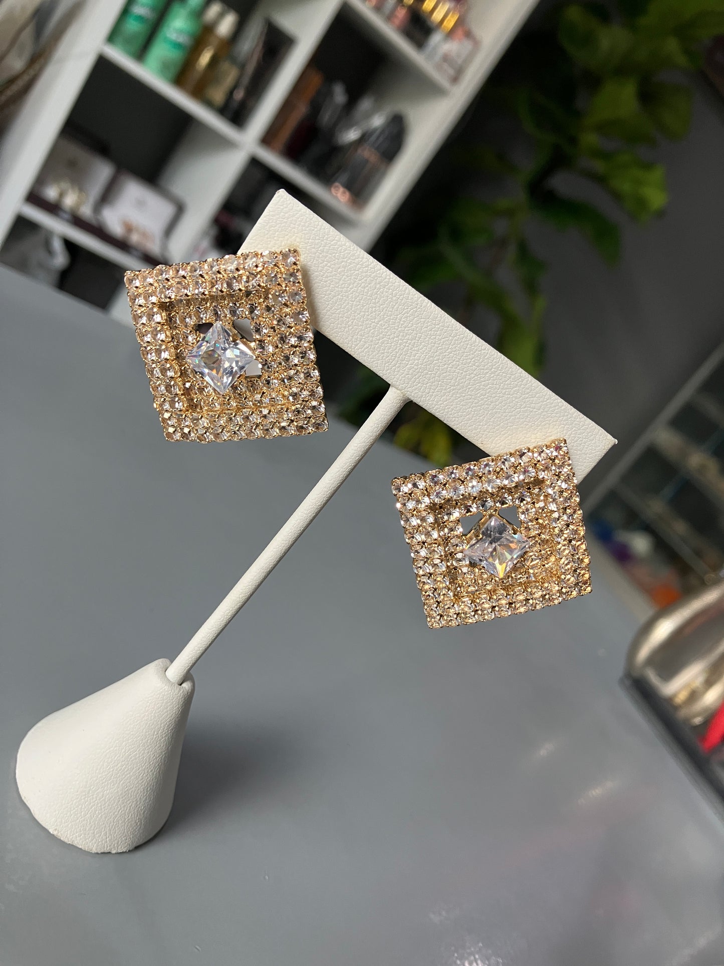 Diamond Shaped Earrings