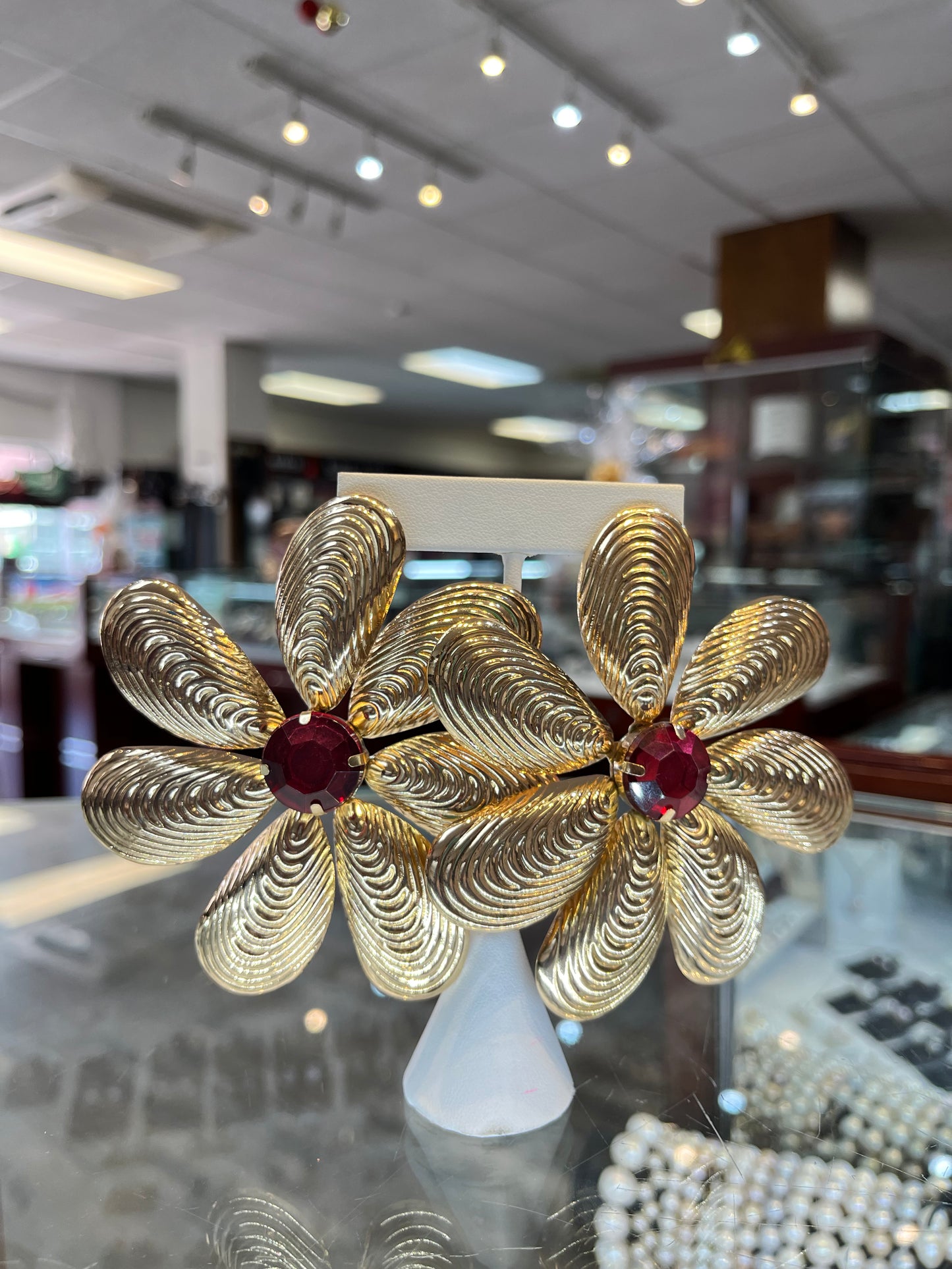 Extra Large Flower Earrings