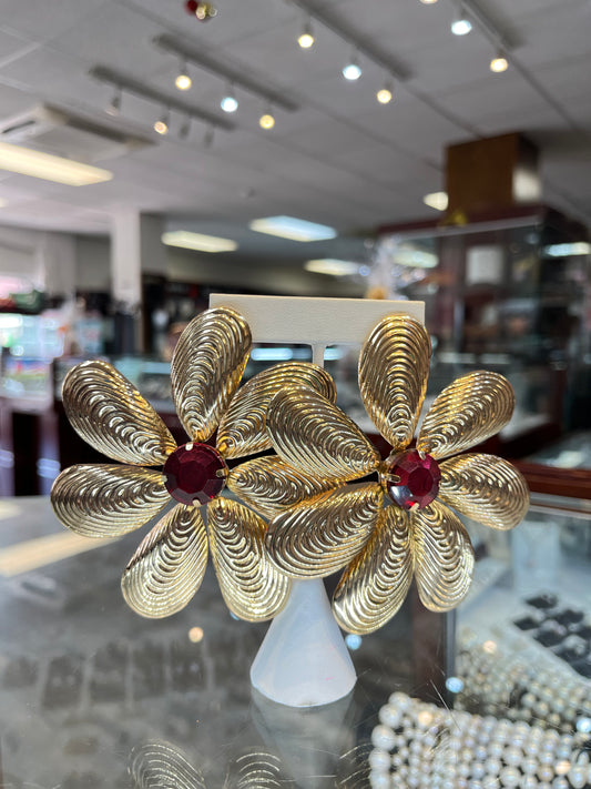 Extra Large Flower Earrings