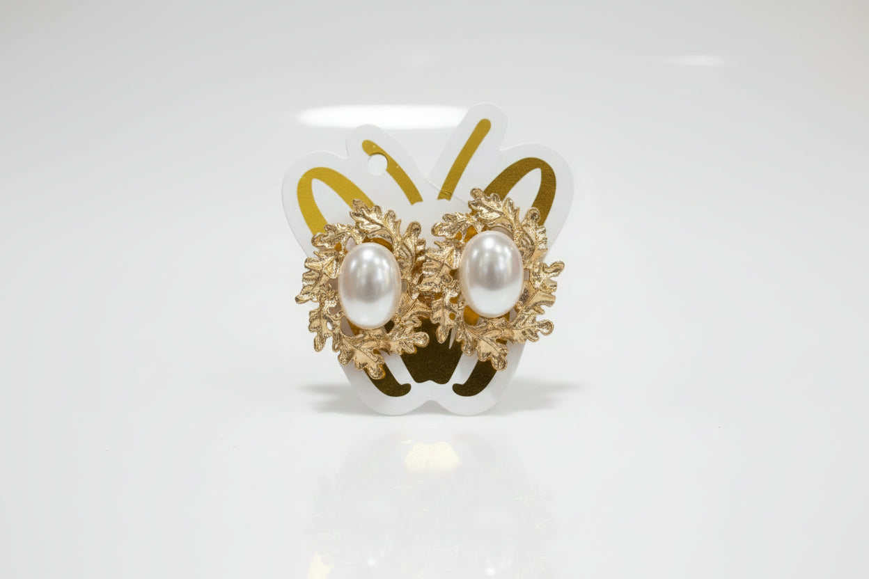 Pearl Stud Earrings