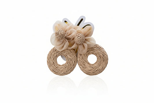 Bamboo Flower Earrings