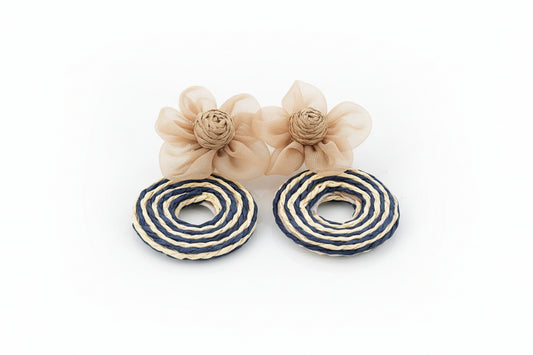 Bamboo Flower Earrings