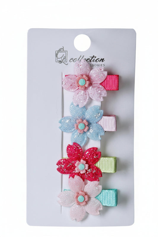 Children Hair Clips - Flower