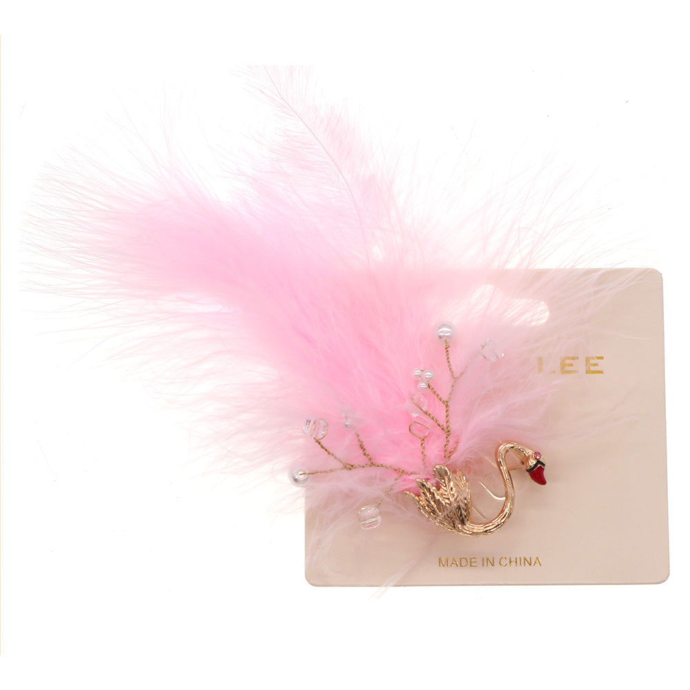 Black Flamingo Brooch