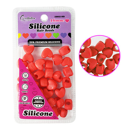 Silicone Heart Beads