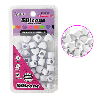 Silicone Heart Beads