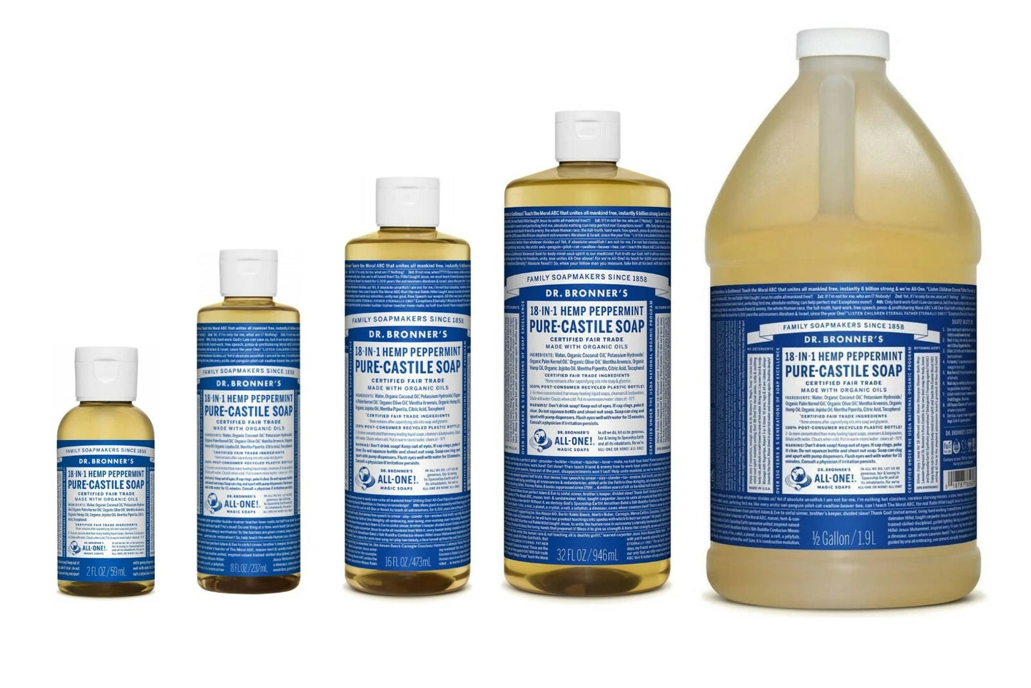 Dr.Bronner's Castile Liquid Soaps