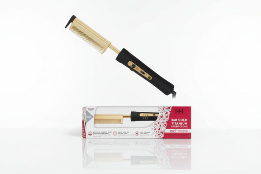 24K Gold Titanium Electrical Straightening Comb