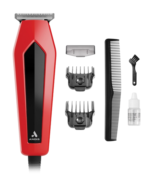 ANDIS AT-HOME TRIMMER ULTRA TRIM RED 7 PCS