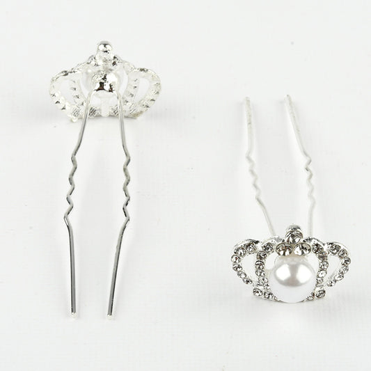 Silver Crown Hair Accessories